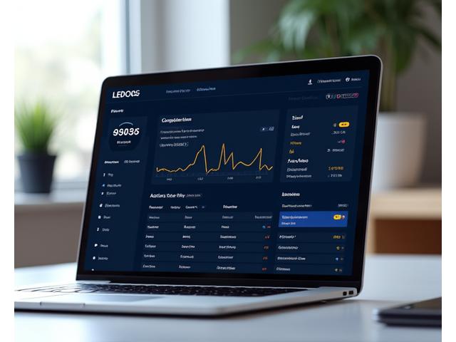 Interface d'une plateforme de gestion de conformité automatisée avec des graphiques et des alertes.