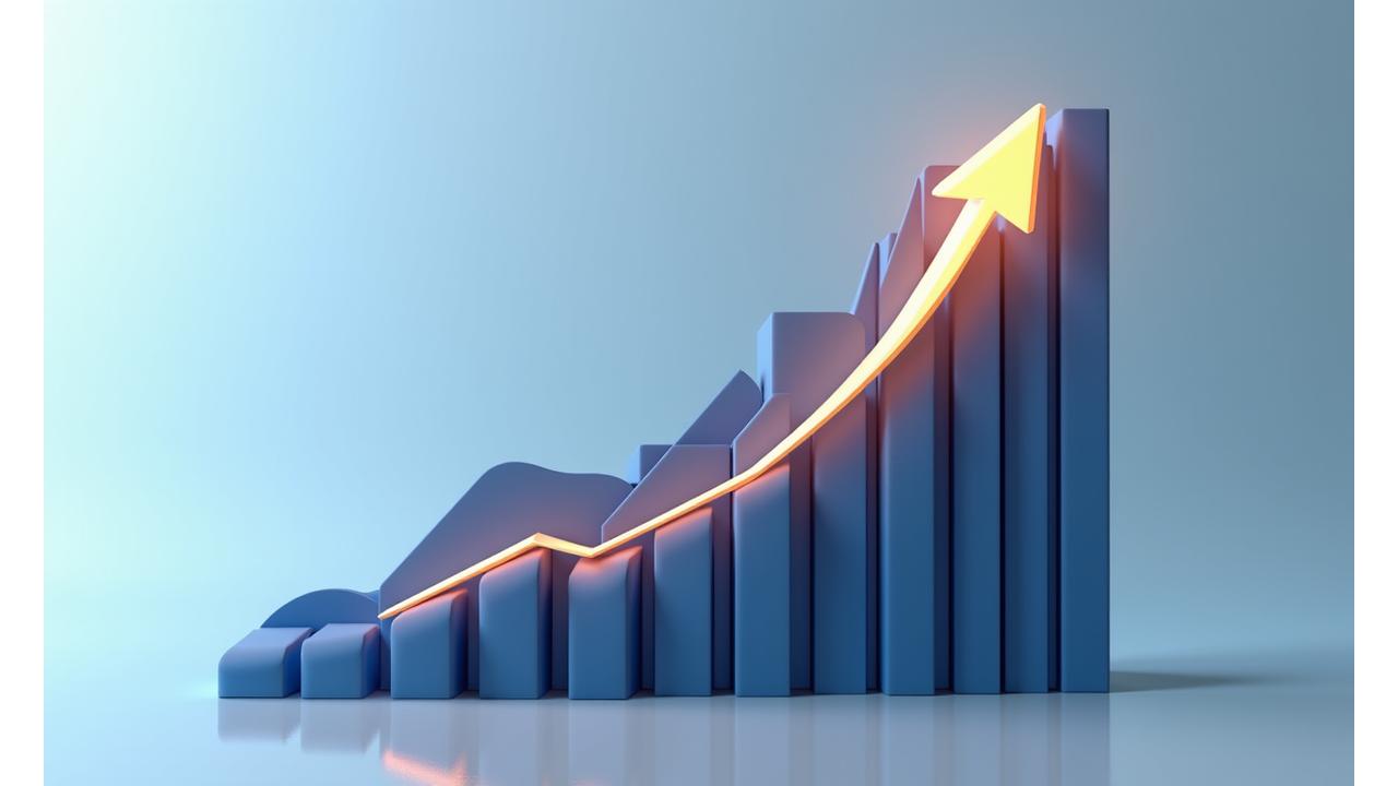 Graphique de croissance montrant des résultats positifs et une performance améliorée