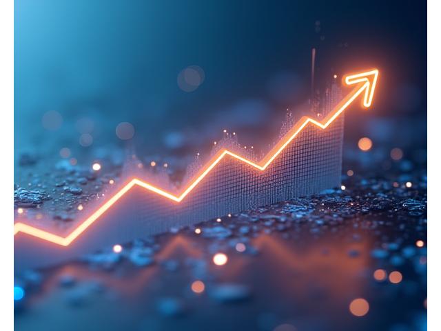 Illustration graphique représentant une courbe de croissance exponentielle pour une startup, avec des éléments juridiques et financiers entrelacés, dans un environnement dynamique et abstrait.