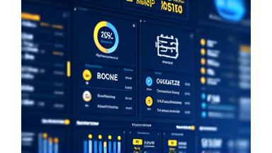 Interface utilisateur stylisée du Performance Dashboard