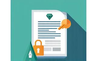 Illustration d'un document de stratégie de propriété intellectuelle